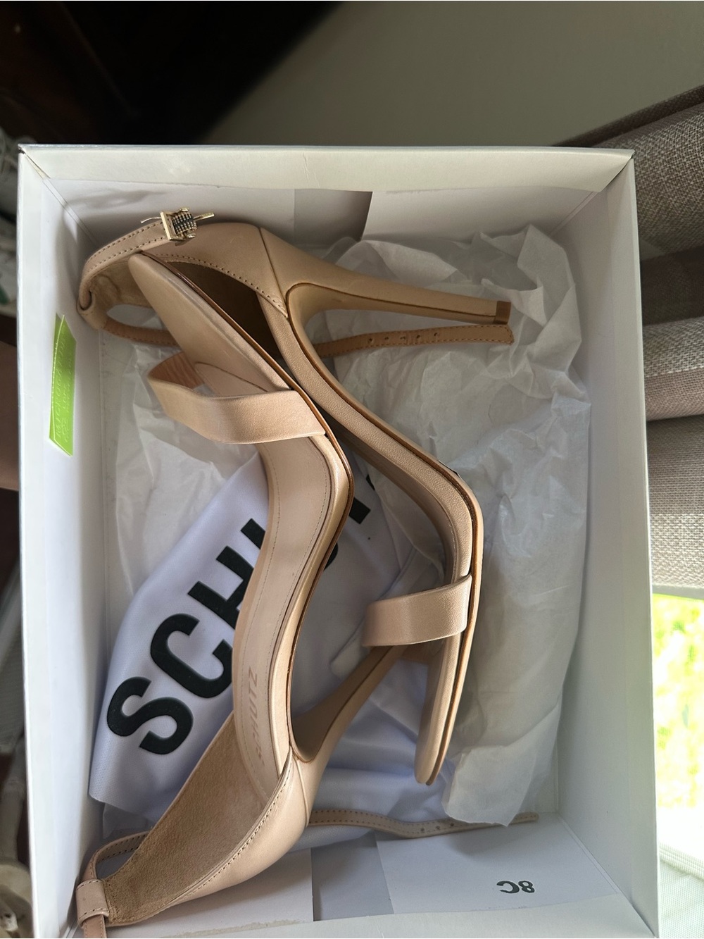 SCHUTZ Cadey-Lee Leather Ankle-Strap Sandals